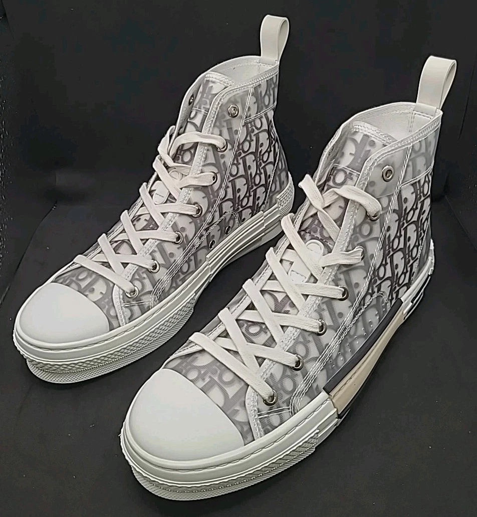 Dior — NEW Dior B23 High Top Sneakers - 'Dior Oblique' Size 41