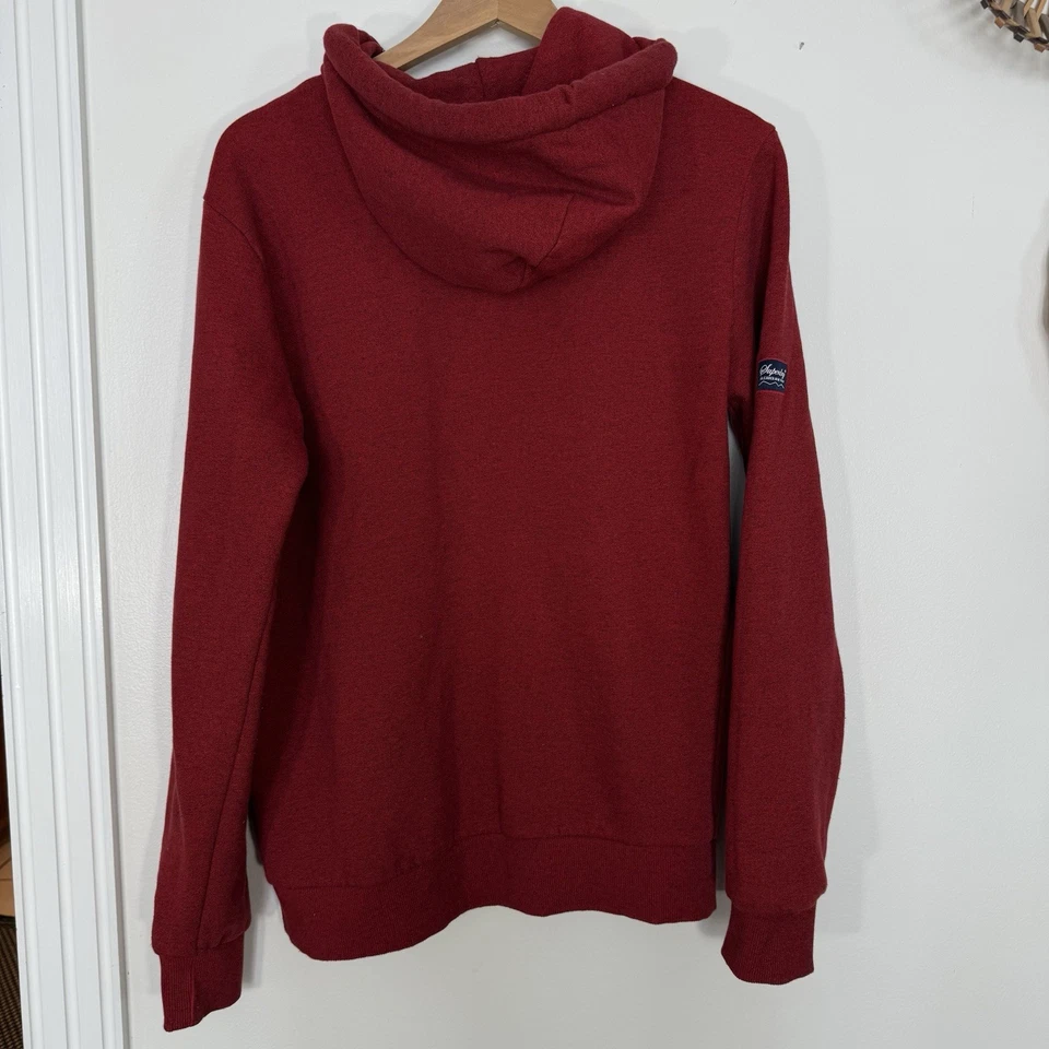 SUPERDRY Core Logo Excelente Exterior Peso Pesado Sudadera con Capucha Para Hombre M Algodón Pullover Foto 4 de 4