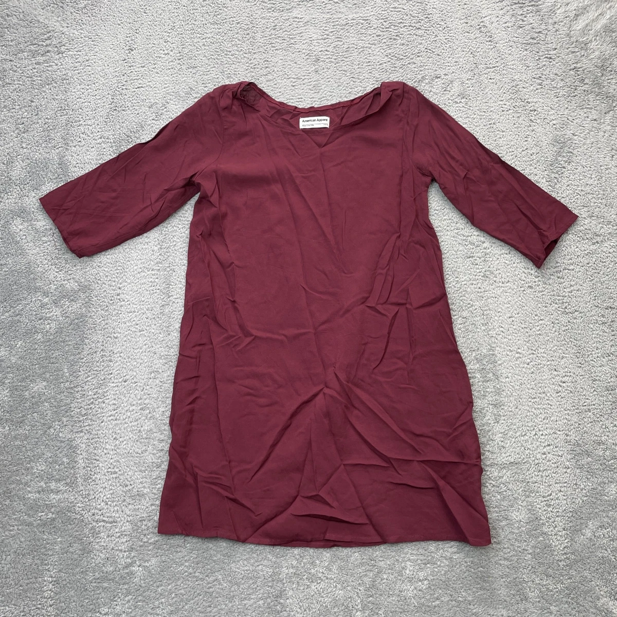 american apparel burgundy dress Collegiate Outfitters Fitted Athletic Dress