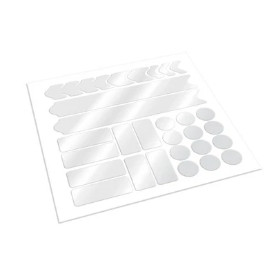 Fahrrad Rahmenschutz Set Transparent Matt Folie V2 Aufkleber MTB BMX Lackschutz - Bild 1 von 4
