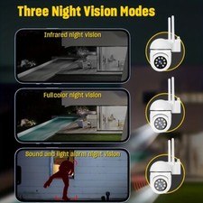 Wireless 2.4G WiFi Security Camera System Smart Outdoor Night Vision 1080P 2