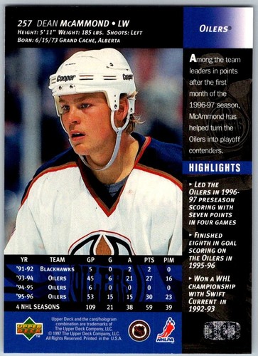 1996-97 Upper Deck Série 2 - Cartes de base (211-358 + ChkLst) - U-Pick From List - Photo 93 sur 293
