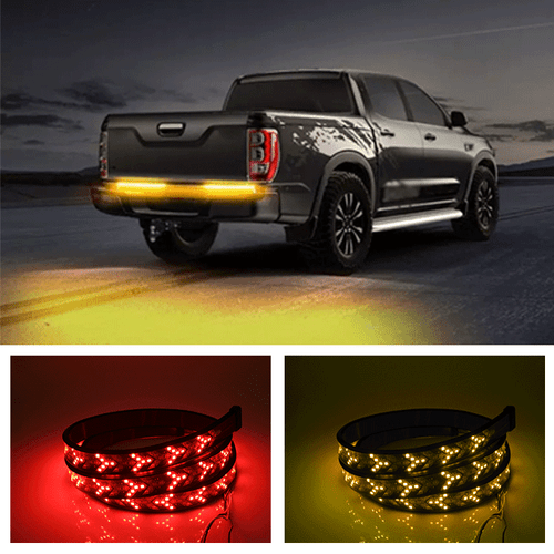 60" 528-LED Truck Strip Tailgate Turn Brake Light Bar For GMC Ford Chevy 4500 - Picture 3 of 22