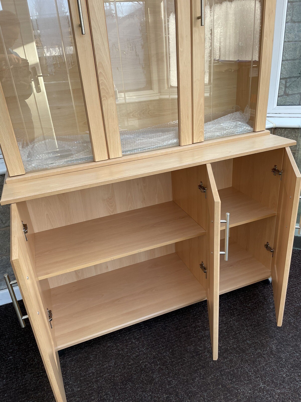 Glass display used with lights eBay