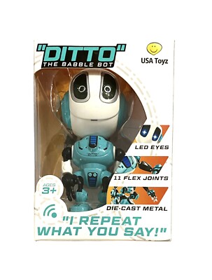 USA Toyz Ditto The Babble Bot Teal, Ages 3+