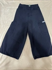 GAT Gypsies And Thieves Vintage Parachute Pants - Navy Size 34 - Raver RARE!
