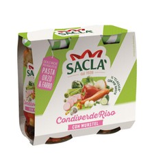 6 Confezioni Saclà Condiverde Riso con Wurstel 290 g X 2 pz