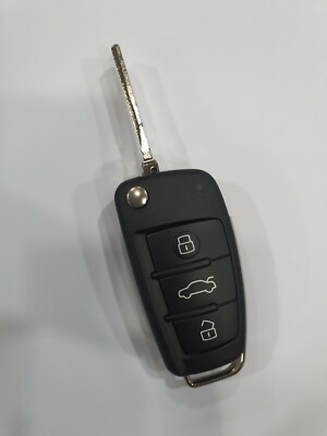 Remote Keyless Entry Key Fob For Audi R8 (2009-2010) & TT (2006-2010) - Black, With Remote Start