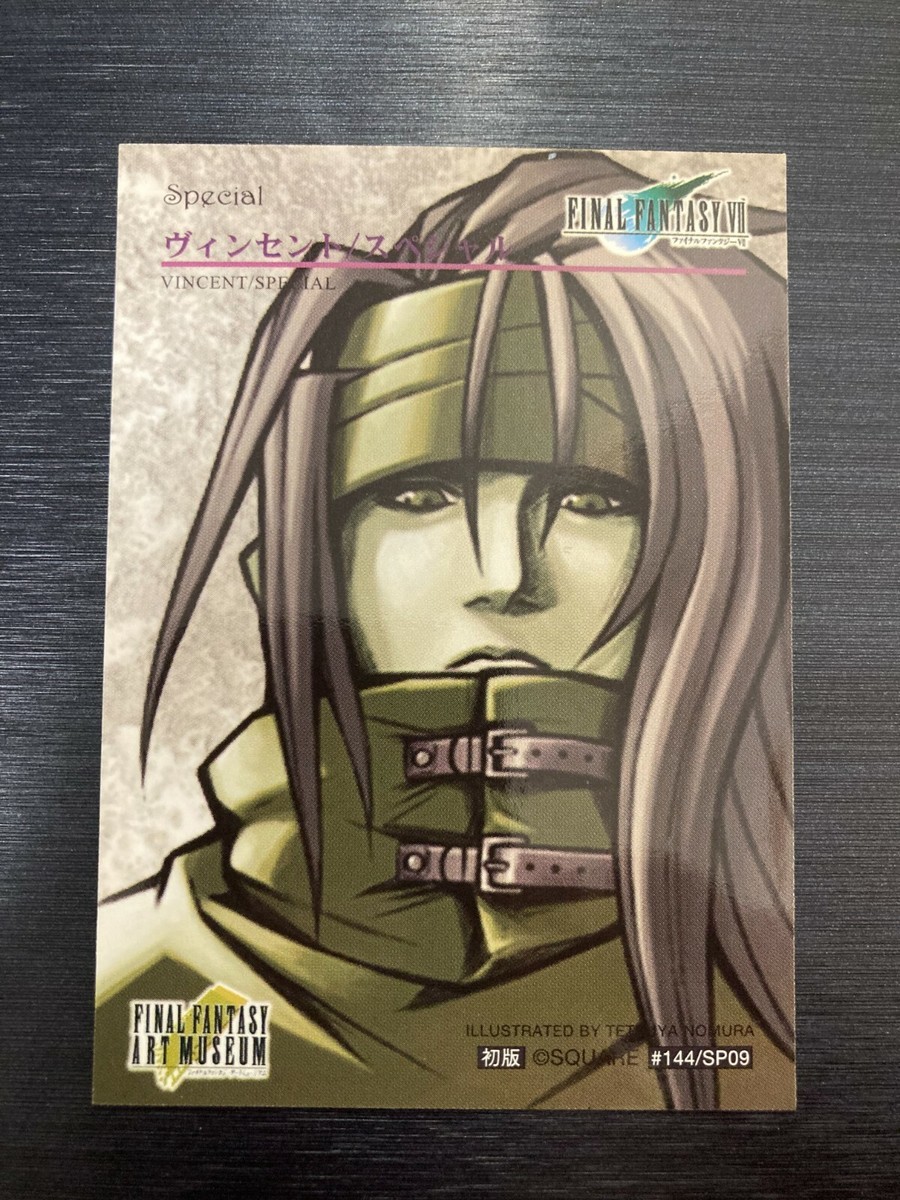 FINAL FANTASY 7 Art Museum Card Japanese Vincent Rare # 139 / SP09