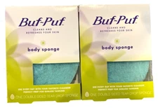 Buf-Puf BODYMATE Body Sponge ( 2 pack ) green