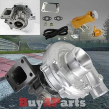 Upgrade Racing T3/T4 .63 AR Turbo Charger + Gold Manual 30 PSI Boost Controller