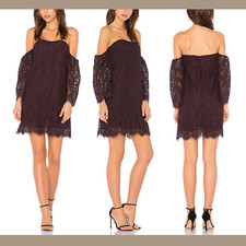 NWT $120 Cupcakes and Cashmere Adalira Off the Shoulder Lace Dress [SZ 10 ] F594