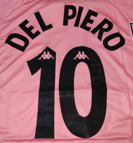 Juventus 1997/98 Del Piero #10 Kappa Pink Soccer Football Futbol Jersey Shirt S - Picture 7 of 9