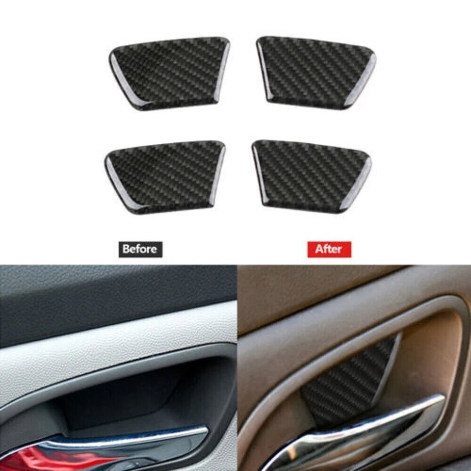 Embellecedores interiores de auto de fibra de carbono para Chevrolet Cruze 2009-2015 16 piezas Foto 3 de 4