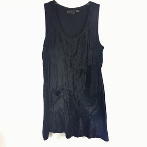 black velvet tunic dress