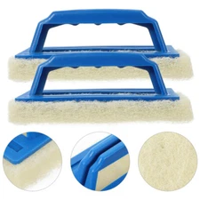 2 Pcs Nylon Pool Wall Brush Shower for Cleaning Bathtub Sink Scrubber
