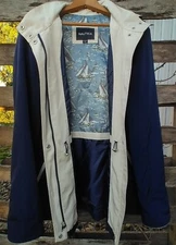 Nautica Jacket Navy Blue Size L-XL See Description For Details. 