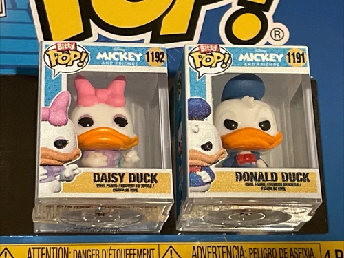 Funko BITTY POP Disney Donald Duck & Daisy Duck 2 Pack Lot of 2