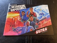 Mission Impossible Nintendo NES Manual Only Very Good Condition