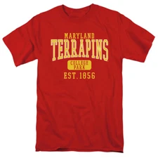 University of Maryland Adult T-Shirt Est. Date, Red, S-5XL