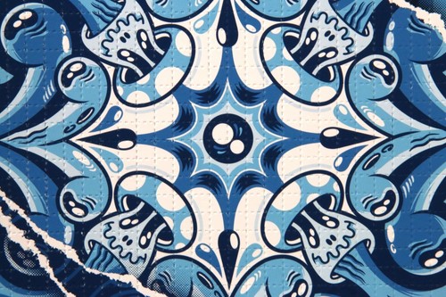 ADD FUEL Trippin' blue print SIGNIERT + STICKERS BANKSY,SHEPARD FAIREY,invader - Bild 5 von 9