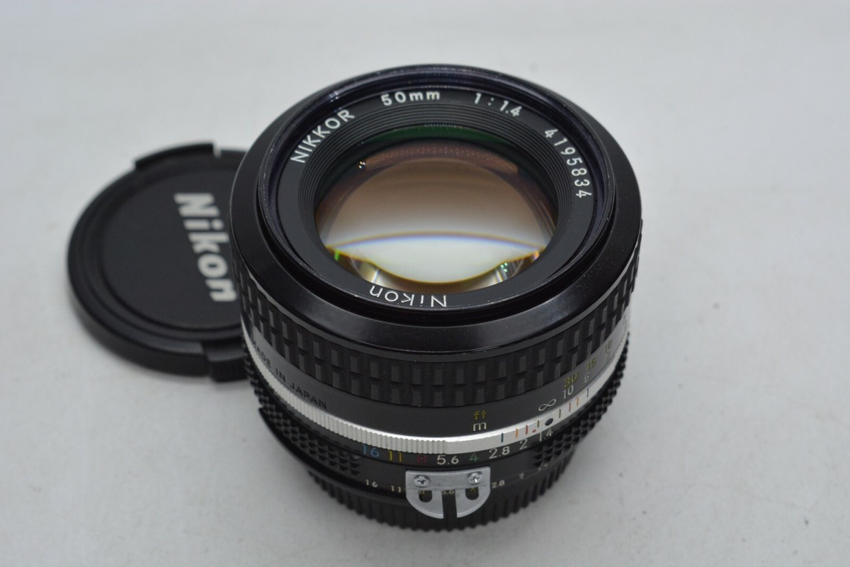 ■美品■ Nikon Ai NIKKOR 50mm F1.4 《 動作光学良好 NEAR MINT+] Nikon Ai NIKKOR 50mm f1.4 Manual Focus Lens From