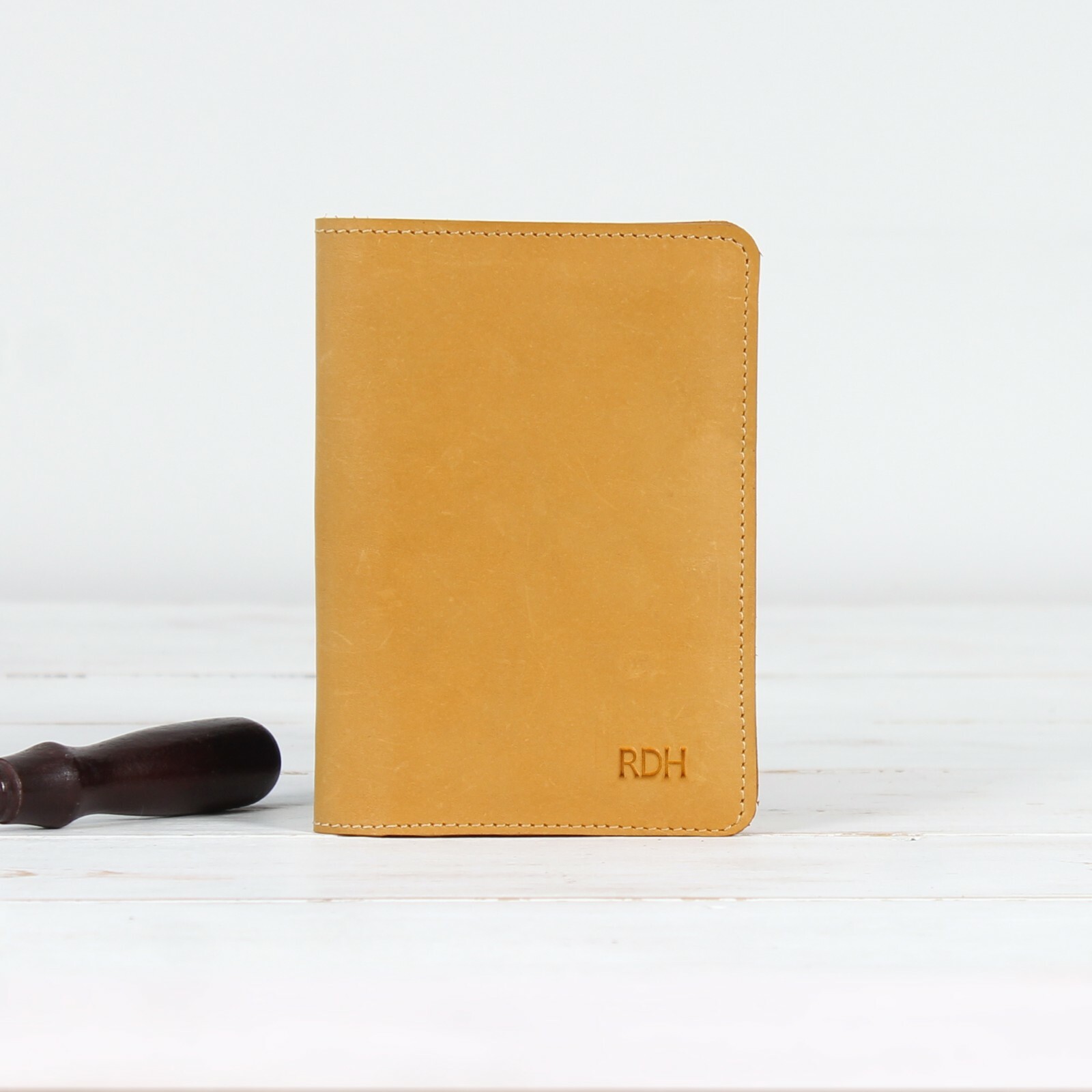 Passport holder Leather Passport cover with Card Holders Travel