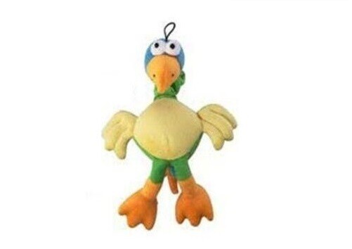 Chirpies Singing Bird Dog Toys Plush Bungee Neck Tugs Assorted Characters 14