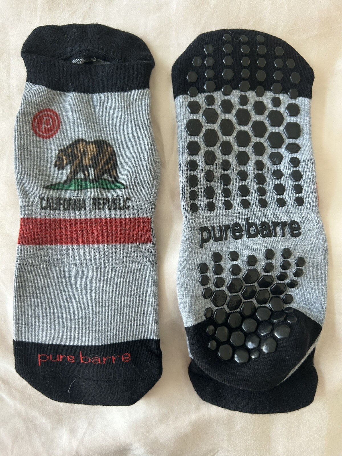 Pure Barre california republic socks size L