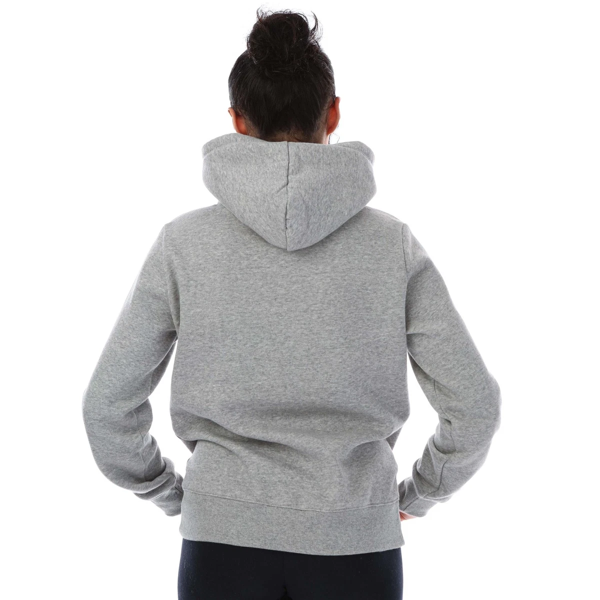 Women s Champion Big Script Logo Print Regular Fit Pullover Hoodie