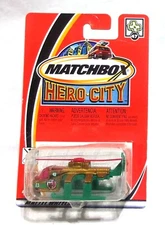 MJ7 Matchbox - 2003 Hero City BP - MB47 Air Lift Helicopter -Gold & Green - LOGO
