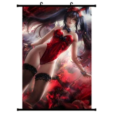 Anime Poster Role Tokisaki Kurumi Poster Wall Scroll HD Painting Decor 60x90cm