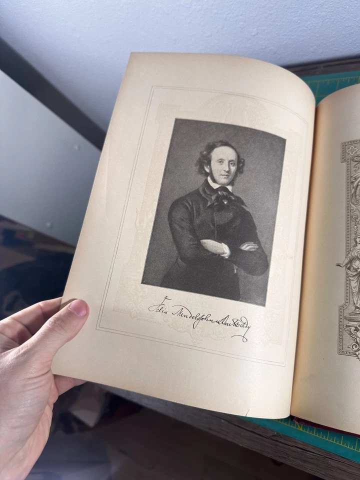 Rare antique Mendelssohn: Songs Without Words for piano lieder ohne worte set - Image 2 of 4