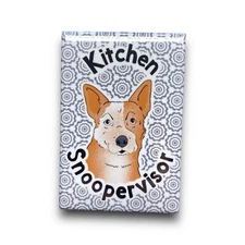 Red Heeler Magnet Kitchen Snoopervisor Dog Handmade Decor Gift 2x3"