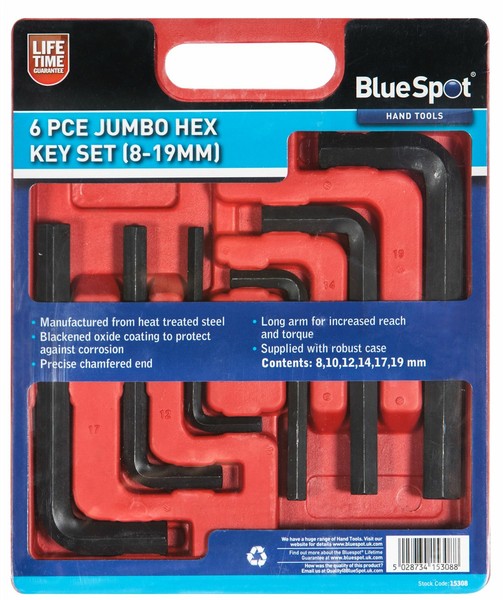 Jumbo Metrisch SechskantschlüSsel Set Allan Allen Hexagon SchlüSsel 8 - 19Mm-image