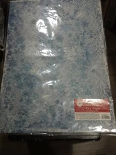 Stamperia Rice Decoupage Paper Winter Tales Snowflakes 11 x 17 - 3 sheets NIP