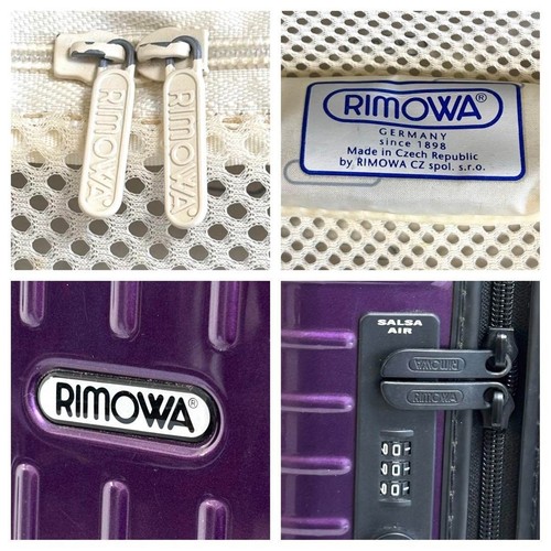 Rimowa Salsa Air 33L Purple 4-wheels Carry Case Suitcase - Picture 10 of 12