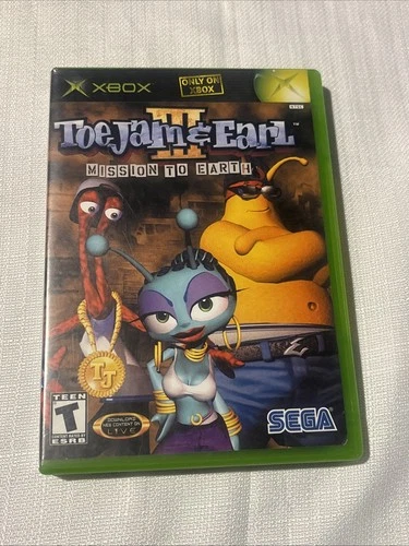 ToeJam & Earl III: Mission to Earth Microsoft Xbox 2002 CIB  with reg card