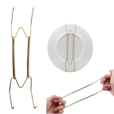 8 10 12 14 16Inch Plate Hangers for Walls Dish 16in, as picture show Wall Hooks