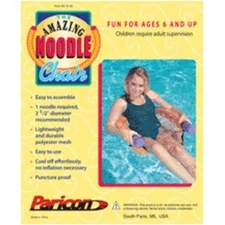 Driveway Games Floating Noodle Chair for Water. Mesh U-Seat Swimming Pool Float