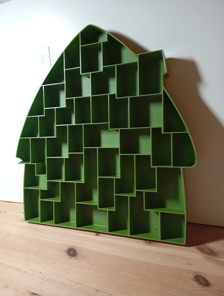 Schlümpfe Setzkasten grün für Bully - Figuren Bully's Setzkastenhaus W. Germany - Bild 3 von 4