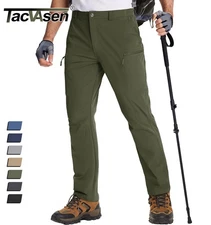 Men's Hiking Camping Pants Quick Dry Outdoor Water-Resistant Cargo Work Trousers