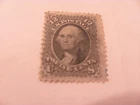 VINTAGE US Stamp # 69 black 12 cent 1861-62 used light cancel