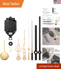 Complete Quartz Pendulum Clock Movement with 2 Pairs of Hands - Easy Install
