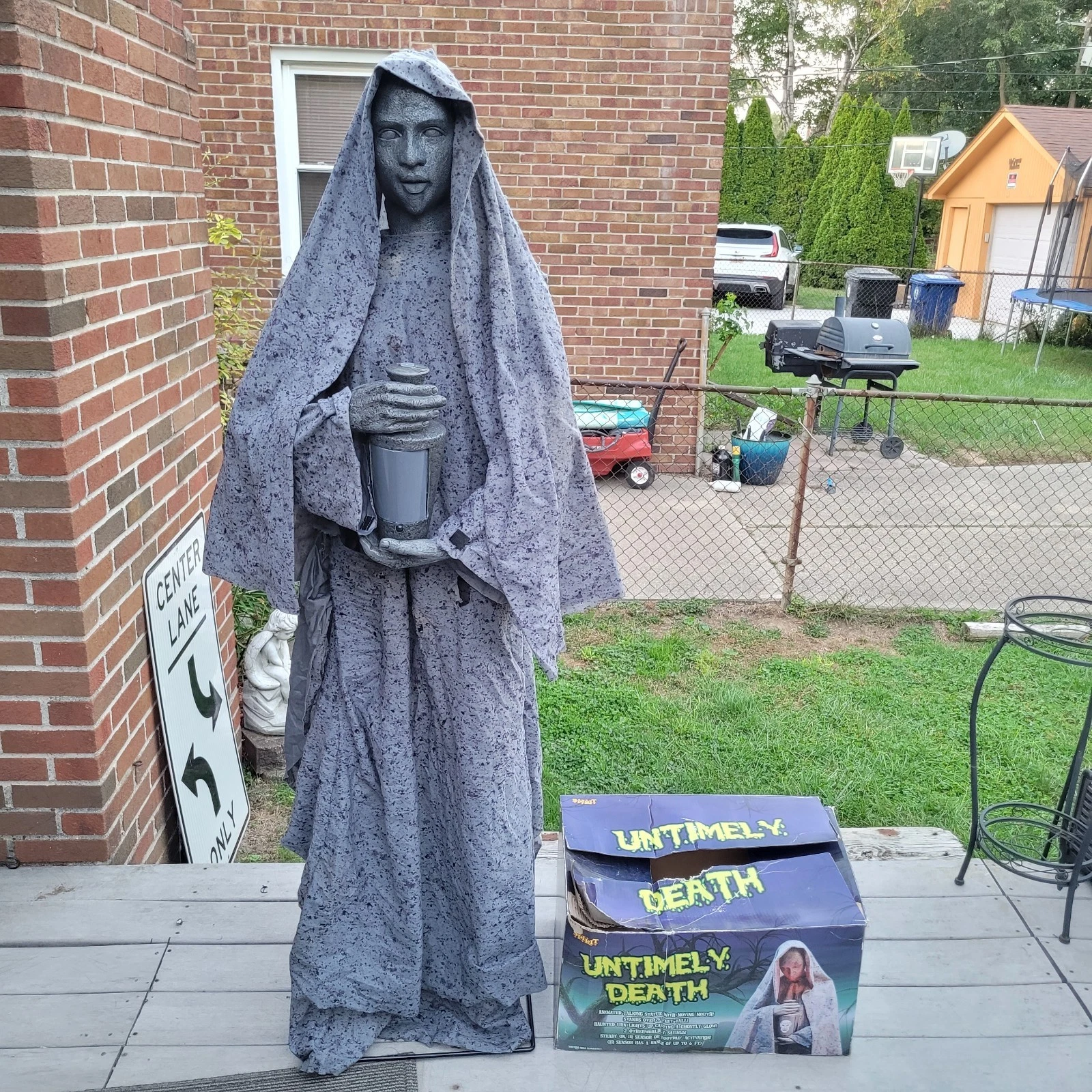 Spirit Halloween 2014 Untimely Death Life Sz Statue Animatronic Prop Rare READ