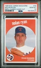 158180524 Nolan Ryan 1989 Baseball Card Magazine #45 Repli-Cards PSA 10