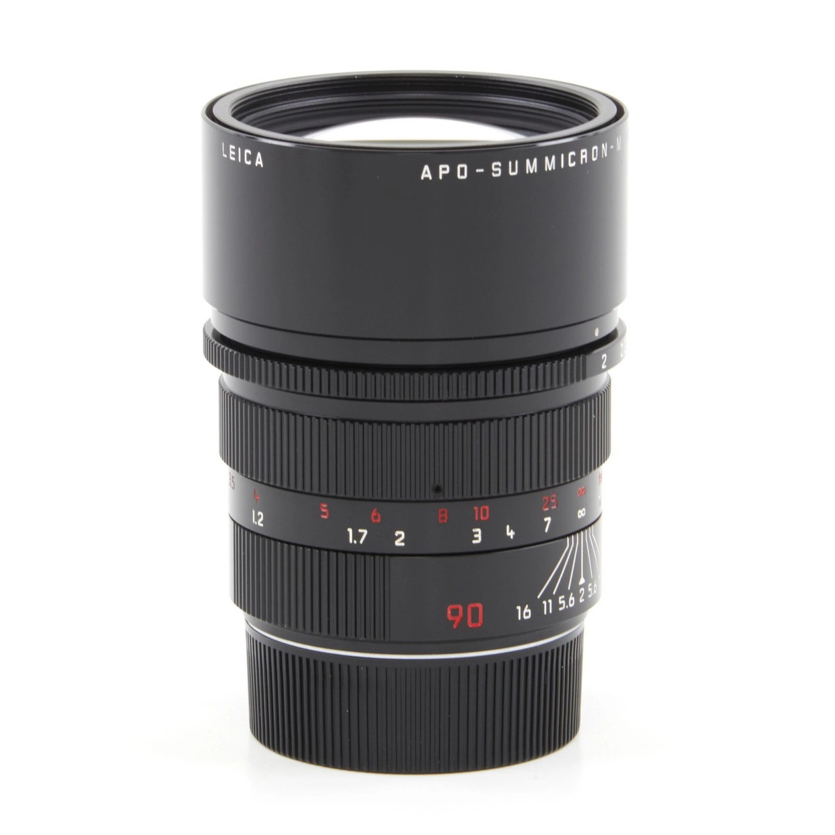 LEICA 90MM F2 APO-SUMMICRON-M ASPH MILLENNIUM BLACK PAINT +