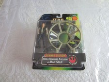 Star Wars The Power of the Force Gunner Station Millennium Falcon & Han Solo