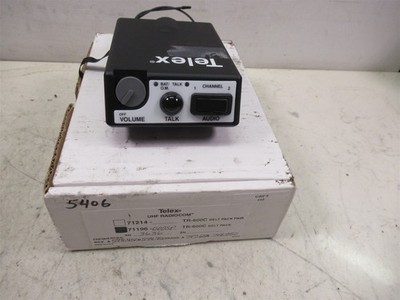 Telex UHF Radiocom 71196-000SP Belt Pack TR-600C Belt Pack w/ Box