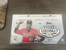 Topps 2018 Pro Debut Baseball Box 2 Autographs 2 Memorabilia Cards Reds Greene